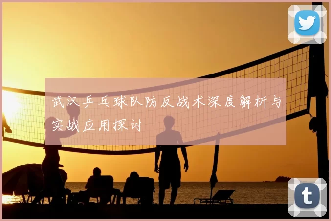武汉乒乓球队防反战术深度解析与实战应用探讨
