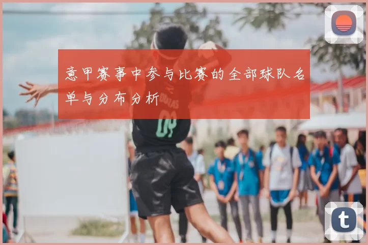 意甲赛事中参与比赛的全部球队名单与分布分析