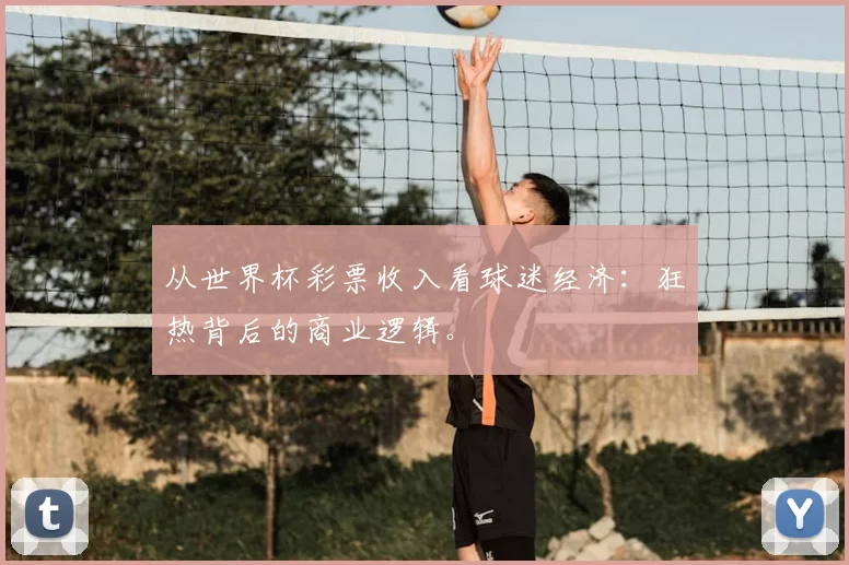 从世界杯彩票收入看球迷经济:狂热背后的商业逻辑。