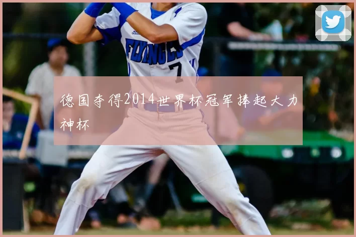 德国夺得2014世界杯冠军捧起大力神杯